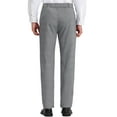 thumbnail image 3 of Lars Amadeus Men's Checked Suit Pants Flat Front Elastic Waist Plaid Pants, 3 of 6