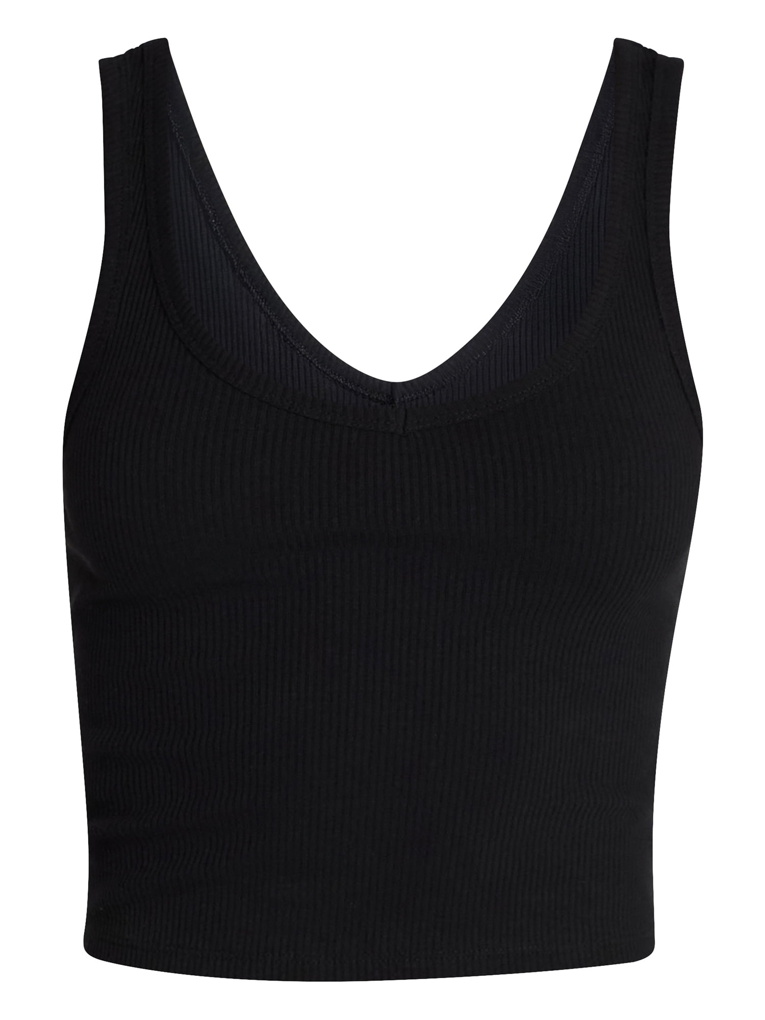No Boundaries Cropped V-Neck Tank Top, Women’s XXS-XXL