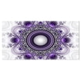 thumbnail image 3 of Design Art - Motif Fractal Violet avec Cercles, 3 of 3