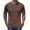 Brown, variant on Men's Henley Shirts Short Sleeve Casual Basic Henley Tee Summer Button Lightweight Stretch T Shirts