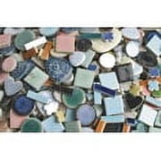 Jennifer’s Mosaics Ceramic Assorted Shapes Tiles - Mixed Shapes, 1 lb