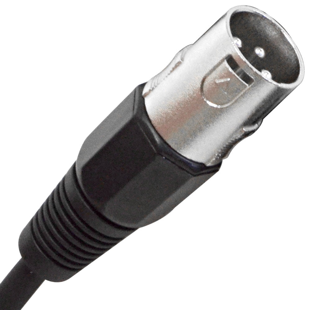 Seismic Audio - SATRXL-M25BGORYP - 6 Pack of Multiple Colors 25 Ft XLR Male to 1/4" TRS Patch Cable Snake Cords Balanced