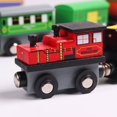 thumbnail image 4 of Compatible con pista de madera, conexión de imán de madera, tren de succión magnética, apto para jardín de infantes, cochecito magnético, juguete para niños, 4 of 5