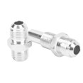 thumbnail image 3 of 6AN Flare To 1/4NPSM Adapter Fitting, Hand Polished Finishes Car Accessories Connector Practical Anodized High Strength  for Automobile, 3 of 8