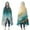 Blue Gold Marble, variant on Wearable Blanket,Blue Gold Marble Pattern Hooded Wearable Flannel Blanket for Adults & Teens,Winter Poncho Shawl Wrap Cape Cozy Anti-Pill,50"x60"