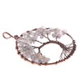 thumbnail image 3 of Colgante de árbol de alambre de cobre joyas de de piedras naturales para collar de cadena de bricolaje Gris Yinane Collar pendiente, 3 of 7