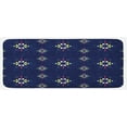 thumbnail image 1 of Prehistoric Kitchen Mat, Geometric Ornament with Style and Grunge Backdrop Triangles and Arrows, Plush Decorative Kitchen Mat with Non Slip Backing, 47" X 19", Multicolor, by Ambesonne, 1 of 1