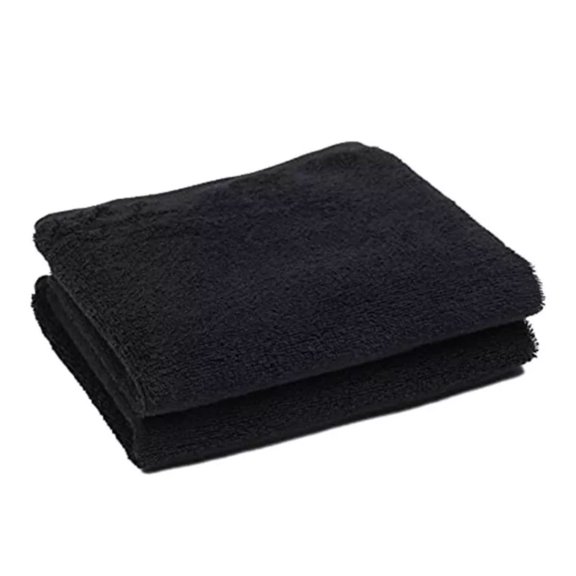 2 Toallas Negra La Josefina 90 X 40cm Estética Tinte Spa Gym