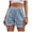 Light blue 1419, variant on Henpk New Arrivals 2024 Now Trending 2024 Yoga Pants For Women Bermuda Shorts For Women Pull On Plus Size Clearance Stretch Twill Shorts Plus Size Thin Waist Pull On Regular Fit Hiking Short Beige L