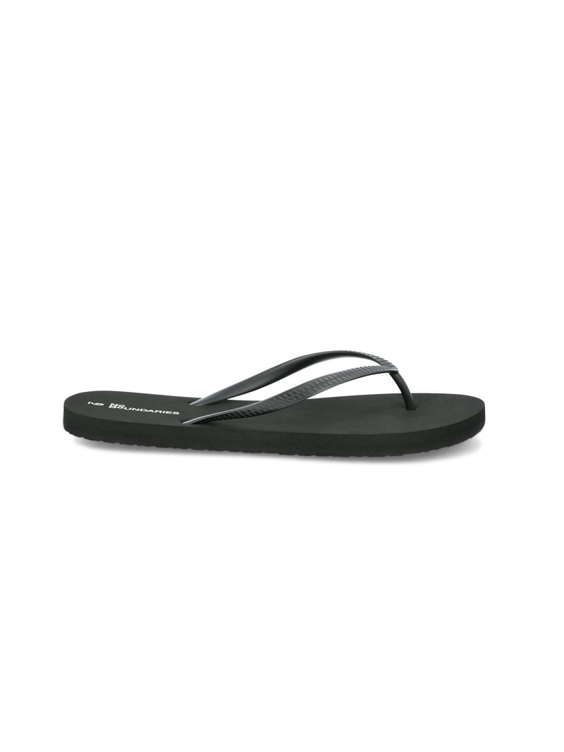 No Boundaries Women's Flip Flop Sandals Lightweight Casual Open