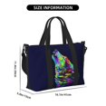 thumbnail image 2 of Travel Duffle Bag Howling Wolf Travel Tote Bags Carry on Luggage Waterproof Weekender Bags with Top Handle Adjustable Shoulde Strap for Travel Gym, 2 of 5