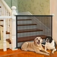 thumbnail image 1 of Kmbangi Pet Protective Fence Nylon Mesh Dog Car Window Guard Rail Foldable Easy Installation Balcony Netting, 1 of 7