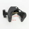 thumbnail image 5 of Motorcycle Phone Mount Holder Claw Clamp Base Bike Handlebar Clamp Mount Base Phone Holder 1/4in Thread, 5 of 11