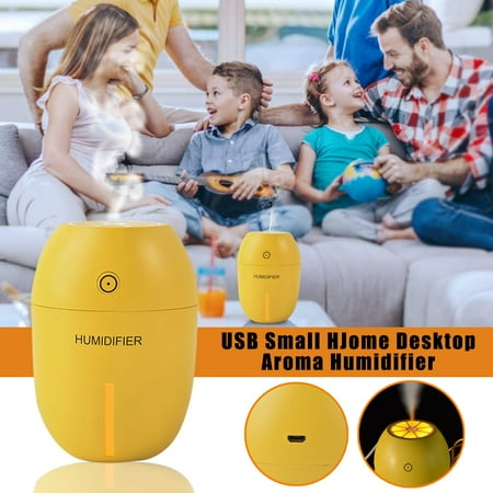 

NIUREDLTD Lemon Water Mini Meter Small 180ML Car Rechargeable Humidifier Aroma Desktop USB Home Humidifier Humidifier