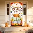 thumbnail image 4 of KKOUHV Thanksgiving Decorations, Fall Harvest Door Covers for Front Door Cover, Pumpkin Fall Door Cover, Indoor Outdoor Party Photo Booth Props, 4 of 5