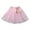 Pink, variant on adviicd Skirts for Kids Girls Tutu Skirt Elastic Tulle Stripe Skirt (Pink,12-18 Months)