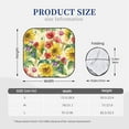 thumbnail image 3 of Daiia Sunflower Cornflower Poppy 2PCS Car Windshield Sun Shade, Foldable Sun Shield for Car Front Window, Auto Sun Blocker Visor Protector Universal for Truck SUV Pickup-Small, 3 of 7