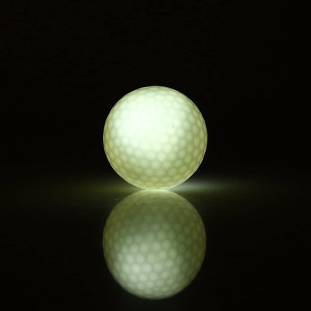 Pelota de golf LED, pelota de golf LED electrónica, color intermitente, pelota de golf nocturna, iluminación de pelota de golf para entrenamiento de práctica deportiva nocturna oscura Namotu LKX-0591-6