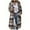 #Brown, variant on DPTALR George Women's Fashion Casual Printed Hooded Button Long Sleeve Cardigan Coat,Khaki,Big and Tall Men XXL
