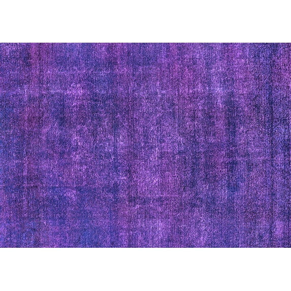Ahgly Company Indoor Rectangle Oriental Purple Industrial Area Rugs, 2' x 4'