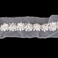 thumbnail image 2 of Perlas venecianas Lentejuelas de de imitación Cinta de encaje Recortar Costura Artesanal 1yd Soledad Lentejuelas cinta, 2 of 9