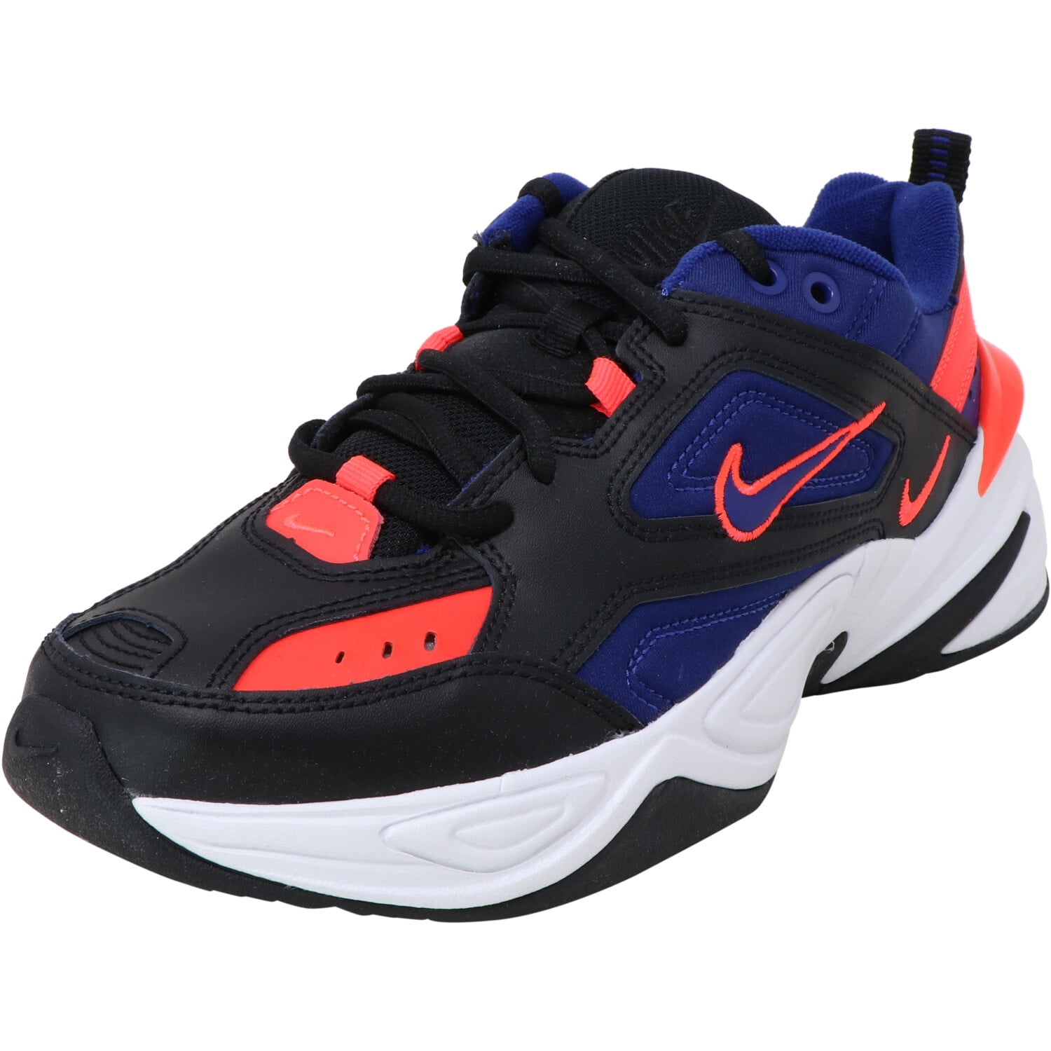 salty the wind is strong Plausible Nike Men's M2K Tekno Black / Deep Royal Blue Ankle-High Leather  Cross-Country - 11 M - Walmart.com