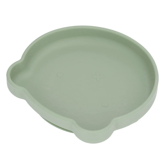 Assiette à Succion pour Bébé, Assiette à Succion en Silicone Assiette Mignonne en Forme d'Ours Plat pour Ustensiles Assiette pour Bébé