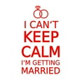 thumbnail image 3 of CafePress - I Cant Keep Calm, Im Getting Married Pajamas - Women's Dark Pajamas, 3 of 4