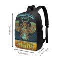 thumbnail image 2 of Mochila de viaje para portátil Widespread Panic, resistente al agua, con puerto de carga USB, ideal para la universidad y la escuela, para hombre y mujer., 2 of 5