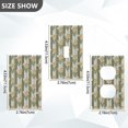 thumbnail image 7 of Yayeee Toggle Light Switch Wall Plate 1-Gang 4.5"x2.7" Home Decorative Outlet Cover, Olive Green Flowers, 7 of 7