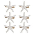 thumbnail image 2 of Yesbay 6 Pcs Napkin Rings Starfish Shape Reusable Ocean Theme Weddings Dinners Banquets Nautical Party Decoration Napkin Holders, 2 of 7