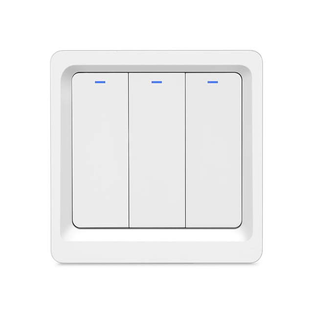 Amdohai Zigbee Smart Light Switch Push Button Smart Life/Tuya APP Remote Control Wall Switch Compatible with Alexa Google Home for Voice Control