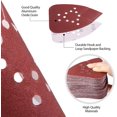 thumbnail image 2 of LAICAIW Sanding Sheets 150 Grit Hook and Loop Sandpaper-12 Holes Mouse Detail Palm Sander Paper Pack of 50, 2 of 7