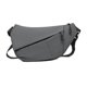 thumbnail image 2 of Bolso bandolera para hombre | Riñonera multibolsillos para teléfono y artículos esenciales | Correa ajustable | Piel sintética | Gris o negro, 2 of 6