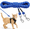 Blue, variant on 30FT/9M Reflective Extra Long Cat Yard Leash, Lightweight Nylon Long Lead for Kitten, Puppy, Rabbit & Small Animals, Orange