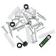 thumbnail image 1 of FELTECHELECTR 1 juego de tornillos de montaje para TV, herrajes de hierro resistentes para soporte de pared, tornillo de montaje universal para TV, 1 of 5