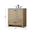 thumbnail image 3 of Elegant Kitchen and Bath 30 Inch Single Bathroom Vanity In Mango Wood, 3 of 18