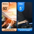 thumbnail image 2 of Portable Car Windshield Sunshade Umbrella Auto Interior Front Window Heat Insulation Protector Vehicle Camping Accessory Keep Cool For SUV Sedan, 2 of 5