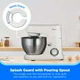 thumbnail image 6 of Midea 5-Quart Cream Stand Mixer, 300W Small Kitchen Mixer with Bowl, Double Hook, Handles & Pulse Function, 6 of 9