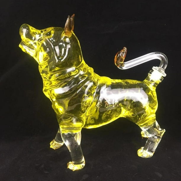 Decantador de vino animal transparente Macarena Contenedor de vino