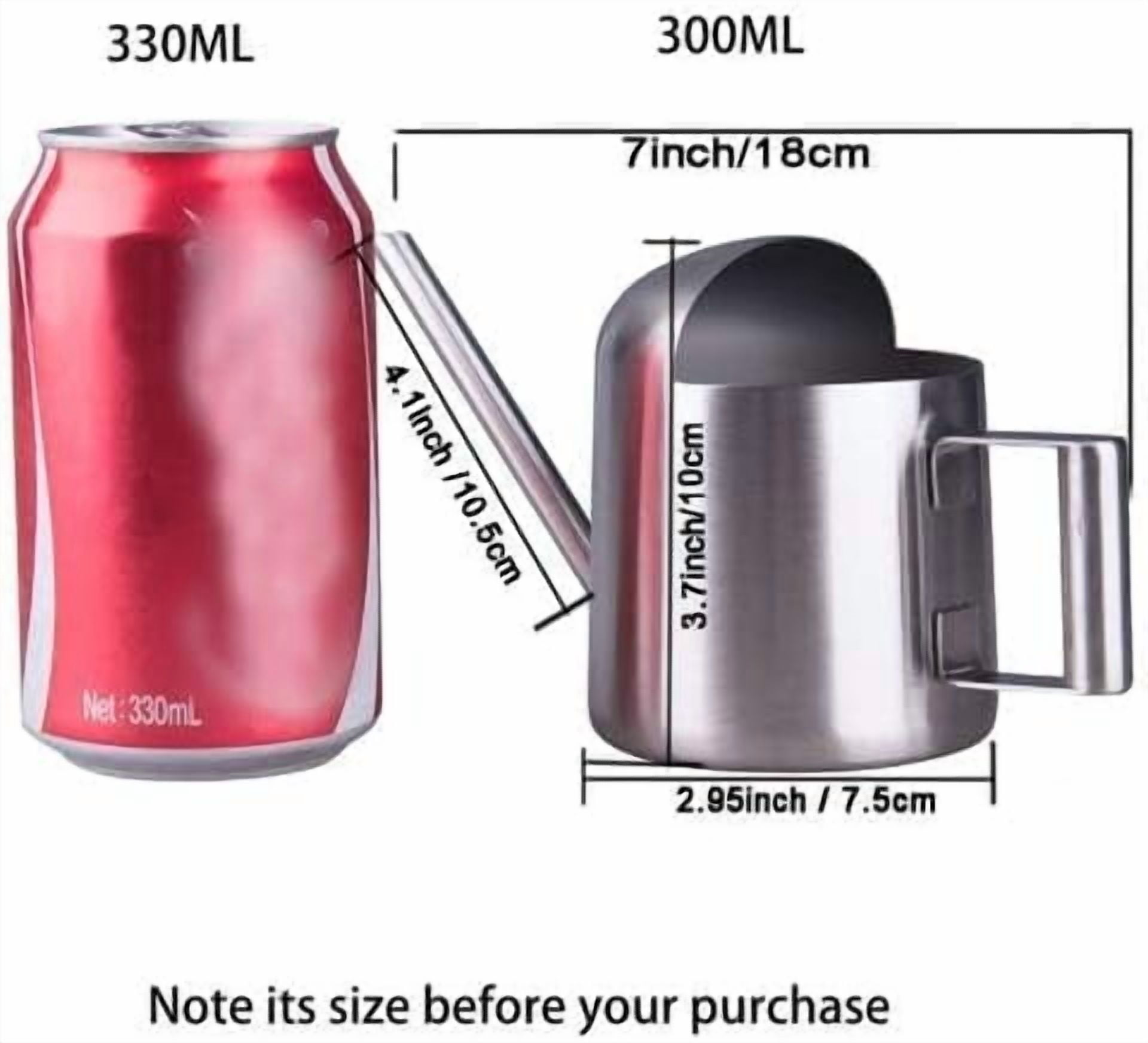 Mini Watering Can for Indoor Plants Stainless Steel Small Watering Can 11oz/300ml