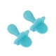 thumbnail image 2 of Grabease Juego de 2 Cucharas para alimentación , 3+ Meses, Ergonómicas, Libre de BPA, Silicon, Aqua, 2 of 4