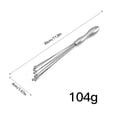 thumbnail image 4 of Stainless Ball Whisk Rust\-proof Bead Egg Whipper Handheld Kitchen Blending Tools  L: 30*4cm, 4 of 9