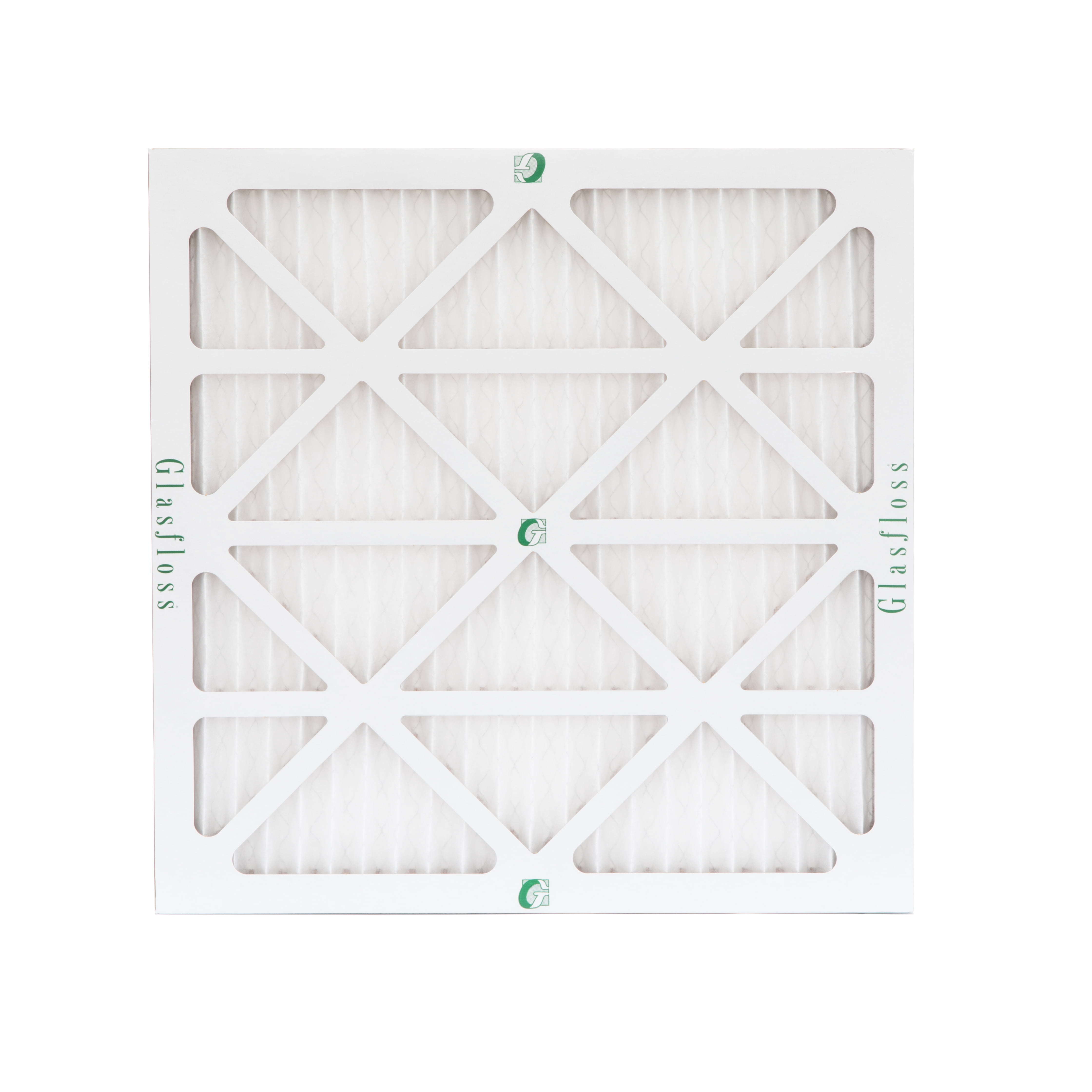 6 Pack of 14x14x1 MERV 13 Pleated Air Filters by Glasfloss. Actual Size: 13-1/2 x 13-1/2 x 7/8