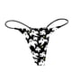 thumbnail image 2 of Gibobby Bragas elásticas Calzoncillos sexis para mujer, calzoncillos sexis cómodos con patrón, calzoncillos sexis tiro bajo, calzoncillos sexis suaves a la con espalda en T（Blanco， S), 2 of 5
