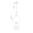 thumbnail image 5 of PD601710MBCL-Alora Lighting-Soji - 1 Light Pendant-14.38 Inches Tall and 9.88 Inches Wide-Matte Black Finish-Clear Glass Color, 5 of 7
