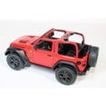 thumbnail image 2 of Coche fundido a presión KinSmart 2018 Jeep Wrangler Rubicon sin tapa roja, 2 of 9