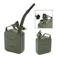 thumbnail image 3 of Ktaxon Portable Jerry Can 5L 1.32Gal Capacity, Emergency Backup Fuel Container, Army Green, US Standard, 3 of 11