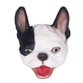 thumbnail image 4 of Marioneta de mano de perro realista y adorable, juguete de mano para cumpleaños, ideal para contar historias (blanco y negro)., 4 of 14