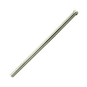 Westbrass D121-05 .38 in. OD Bullnose Faucet Riser - Polished Nickel
